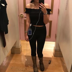 Forever 21 Off Shoulder Crop Top, Small